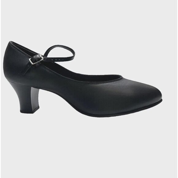 Capezio Shoes - CAPEZIO 650 Footlight Character Shoes Various Adult Sizes Black 2" Heels NEW